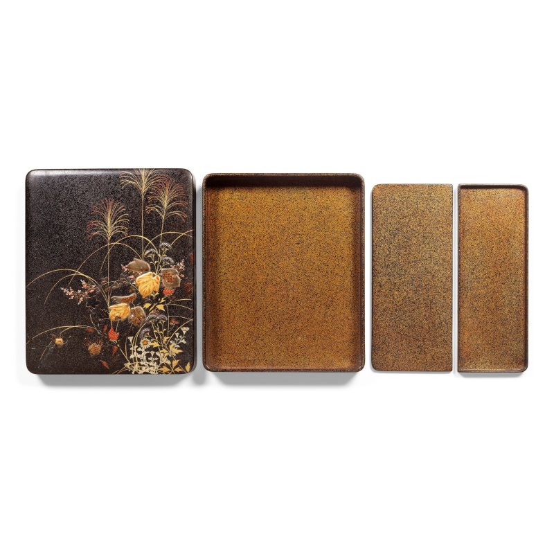 明治時代 漆金硯箱 | A LACQUER SUZURIBAKO (WRITING BOX) - 图4