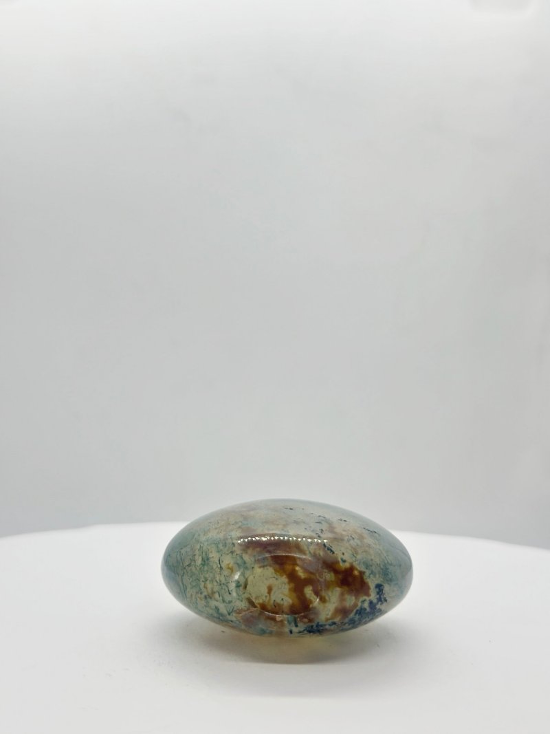 十九/二十世紀 水藻瑪瑙鼻煙壺 | A MOSS AGATE SNUFF BOTTLE - 图5