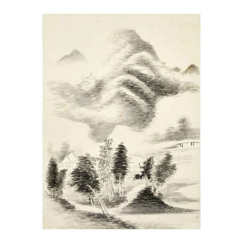 藍漣 山水人物冊頁八開 設色紙本 | LAN LIAN (1650-1730) - 图3
