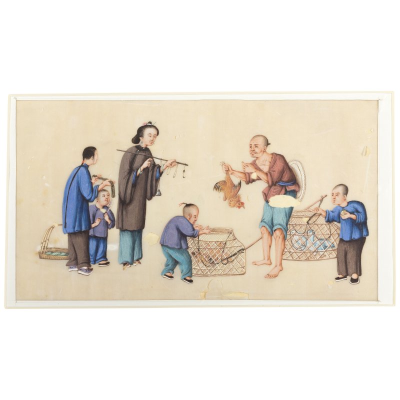 十九世紀 通草畫一組十二件 | CHINESE ARTISTS (19TH CENTURY) - 图6