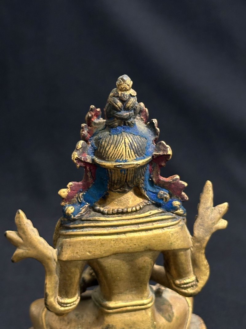 （或）十八世紀 帕拉復興風格 銅鎏金無量壽佛坐像 | A GILT-BRONZE FIGURE OF AMITAYUS - 图2