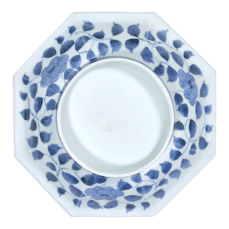 江戶 十八世紀 鍋島青花八邊盤 | A BLUE AND WHITE OCTAGONAL NABESHIMA DISH - 图2