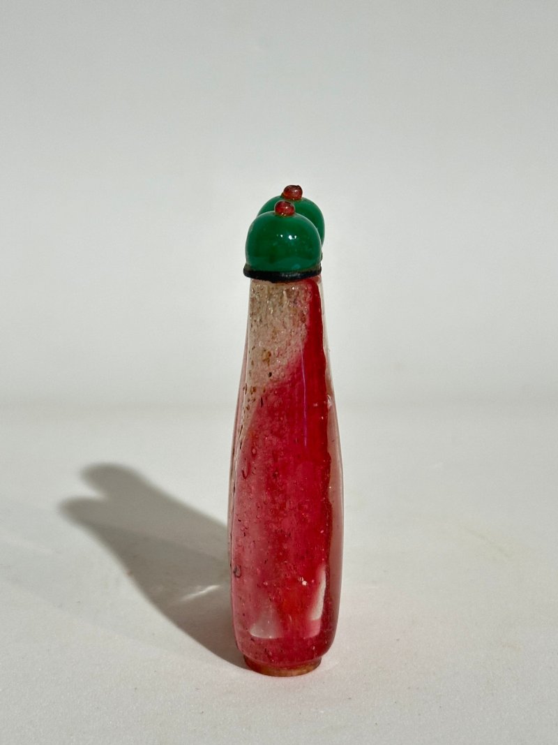 十九世紀 玻璃鼻煙壺五件 | FIVE GLASS SNUFF BOTTLES - 图30