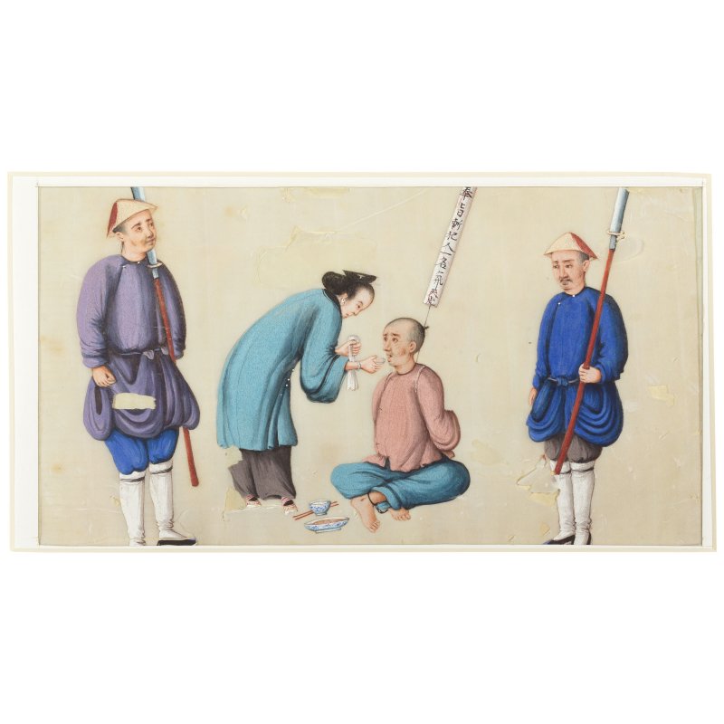十九世紀 通草畫一組十二件 | CHINESE ARTISTS (19TH CENTURY) - 图7
