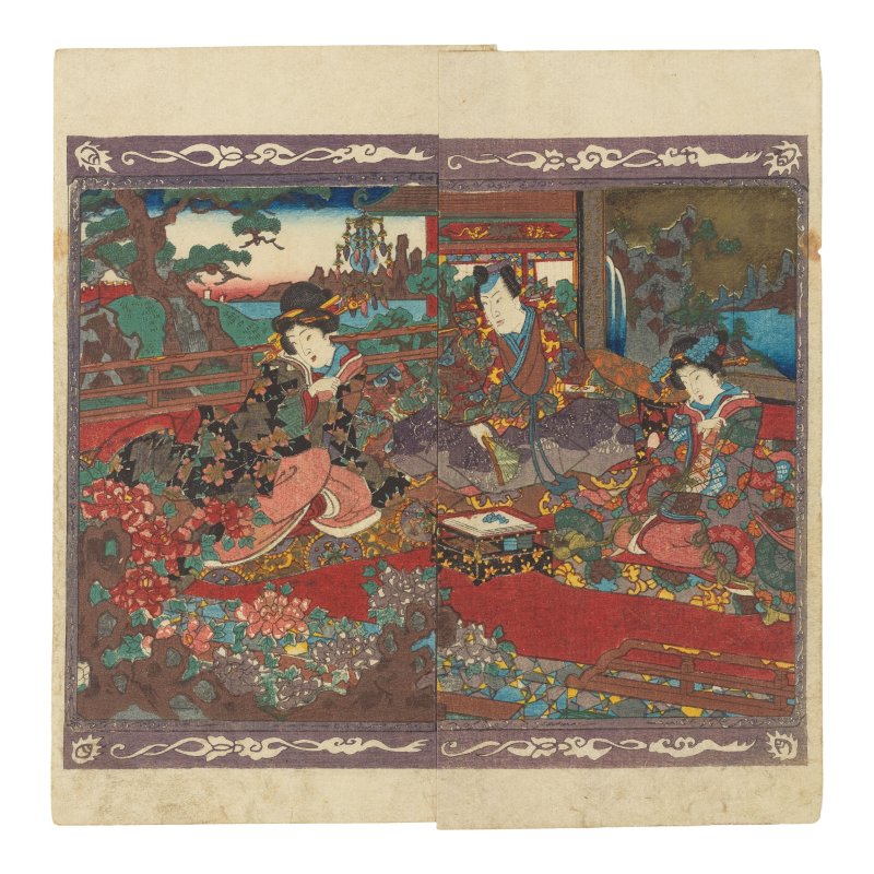 YOSHU CHIKANOBU (1838-1912); UTAGAWA KUNISADA I; ATTRIBUTED TO SUZUKI HARUNOBU (1725-1770); ATTRIBUTED TO KOIKAWA SHOZAN; UTAGAWA KUNIMARO (ACTIVE C.1830-1870); AND OTHERS - 图7