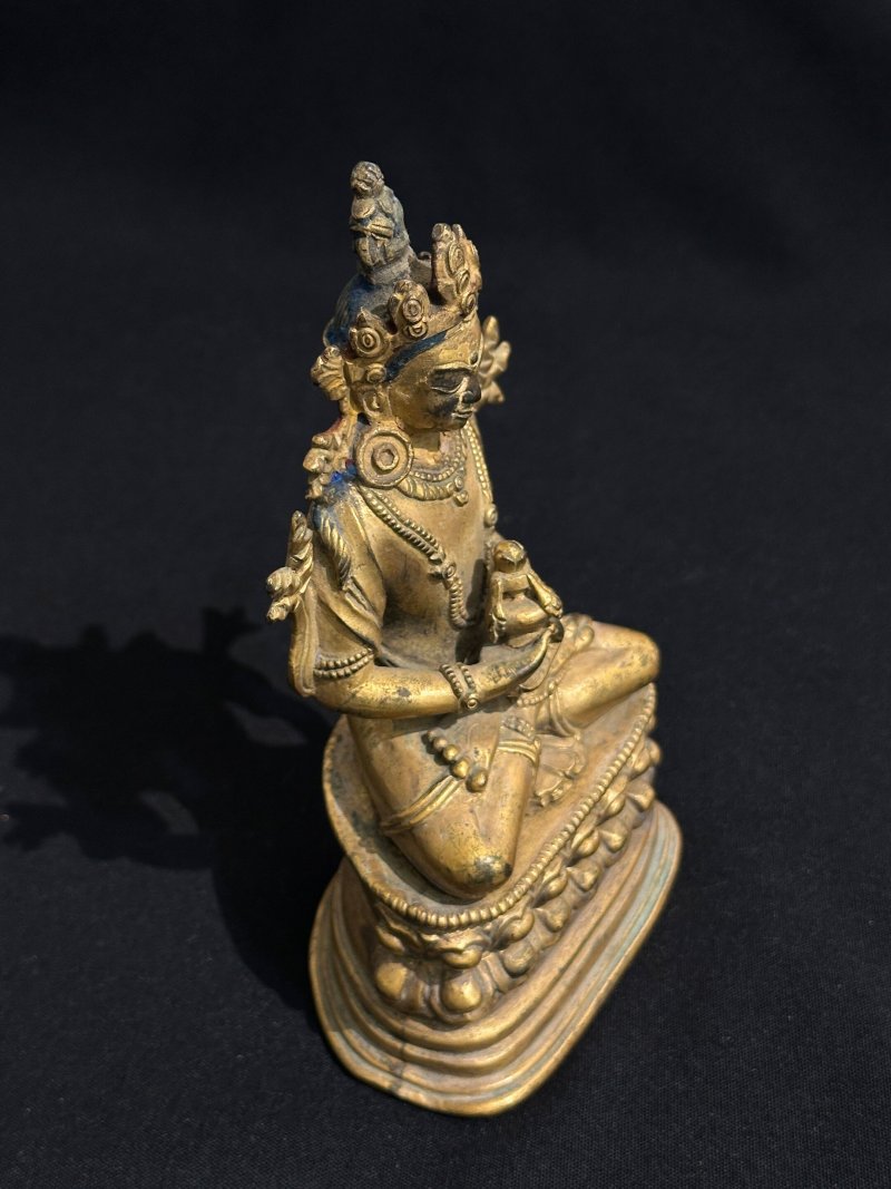 （或）十八世紀 帕拉復興風格 銅鎏金無量壽佛坐像 | A GILT-BRONZE FIGURE OF AMITAYUS - 图3