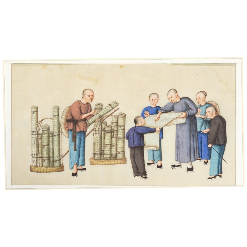 十九世紀 通草畫一組十二件 | CHINESE ARTISTS (19TH CENTURY) - 图8
