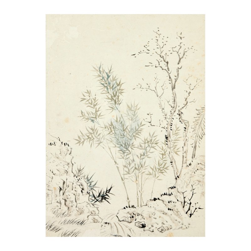 藍漣 山水人物冊頁八開 設色紙本 | LAN LIAN (1650-1730) - 图5