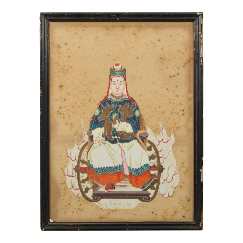 中國畫家 十九世紀 聖賢圖九幅 設色紙本 裝框 | CHINESE ARTIST (19TH CENTURY) - 图3