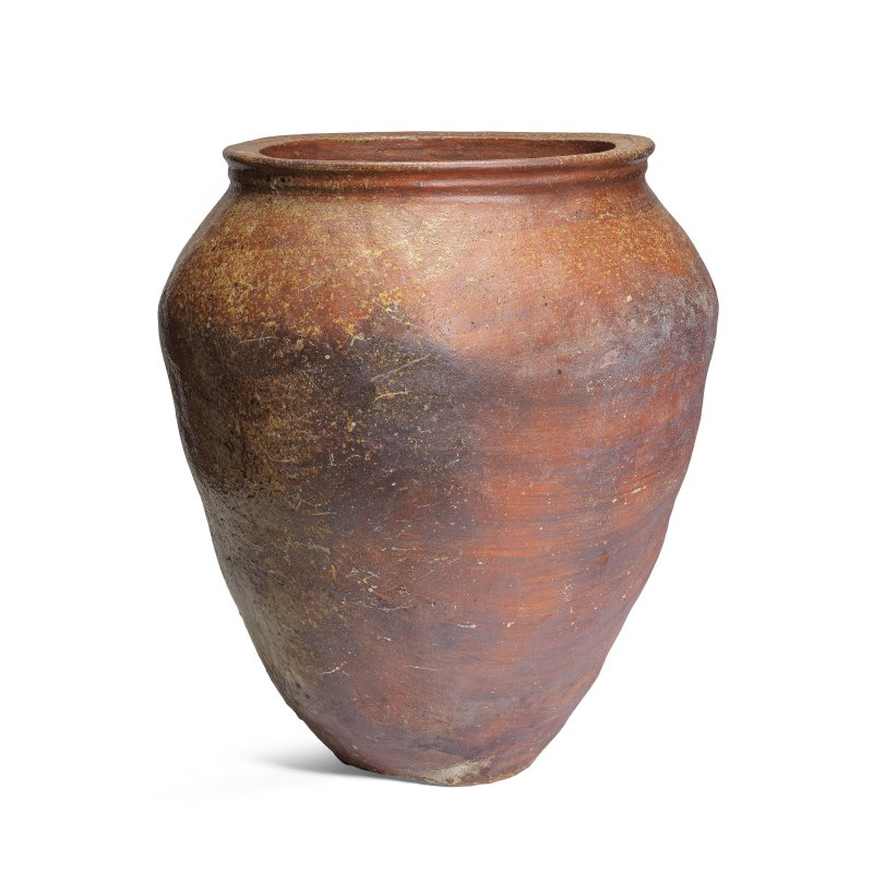 江戶時代 十八世紀 越前焼大甕 | A LARGE STONEWARE STORAGE JAR, ECHIZEN WARE - 图2