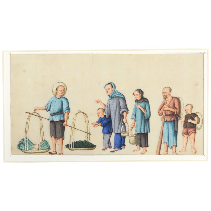 十九世紀 通草畫一組十二件 | CHINESE ARTISTS (19TH CENTURY) - 图9