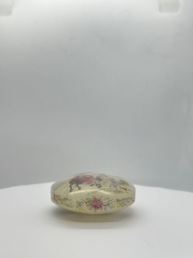 民國 涅白玻璃胎畫琺瑯⌈鍾馗⌋鼻煙壺 | A FAMILLE ROSE ENAMELLED MILKY GLASS 'ZHONG KUI' SNUFF BOTTLE - 图6