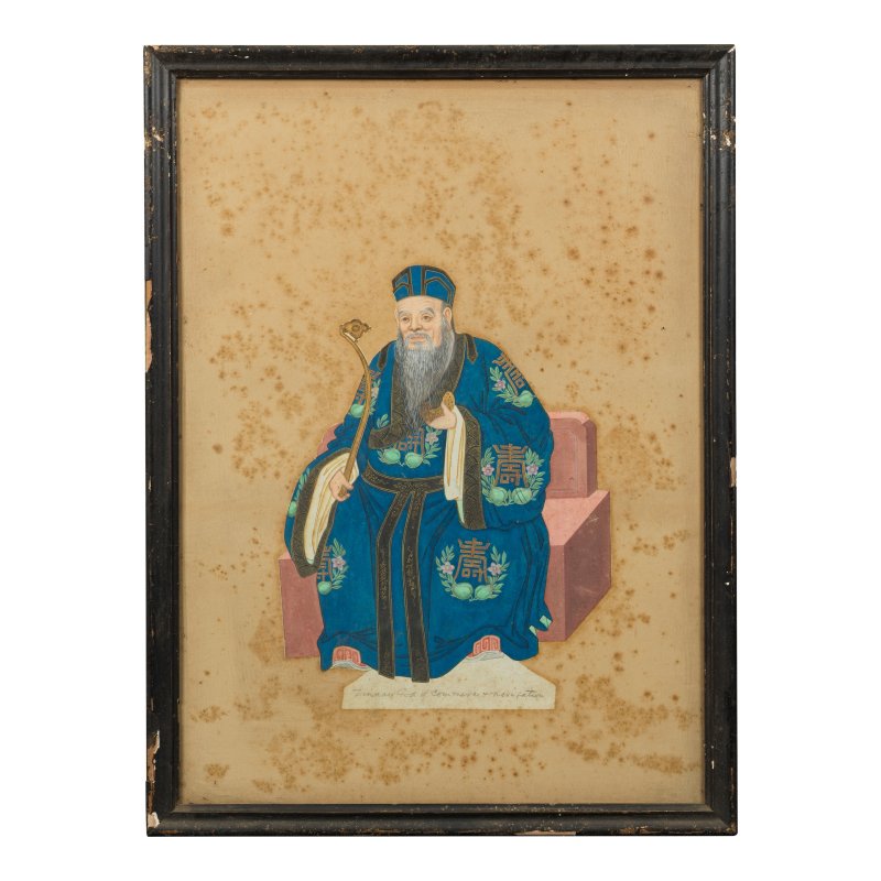 中國畫家 十九世紀 聖賢圖九幅 設色紙本 裝框 | CHINESE ARTIST (19TH CENTURY) - 图4