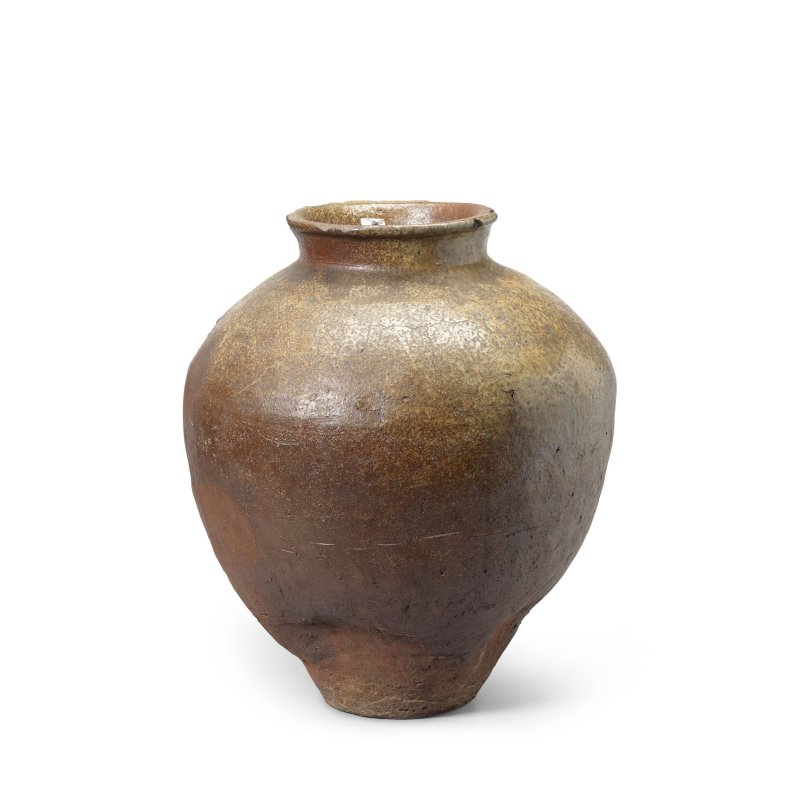室町時代 十五世紀 信樂燒陶罐 | A LARGE STONEWARE STORAGE JAR, SHIGARAKI WARE - 图3