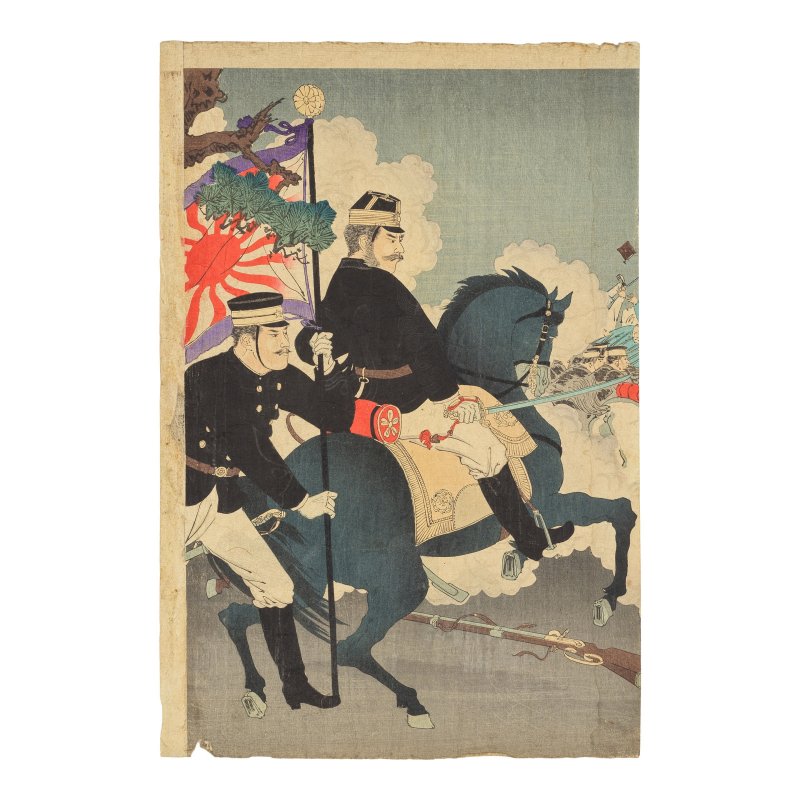 TAGUCHI BEISAKU (1864-1903), ADACHI GINKO (ACT.1870-1890), TOYOHARA CHIKANOBU (1838-1912), NAKAZAWA TOSHIAKI (1864-1921), OZAKI TOSHITANE (ACT.1882-1897), TSUKIOKA YOSHITOSHI (1839-1892), KOBAYASHI KIYOCHIKA (1847-1915), UTAGAWA KUNIMASA V (1874-1944) - 图8