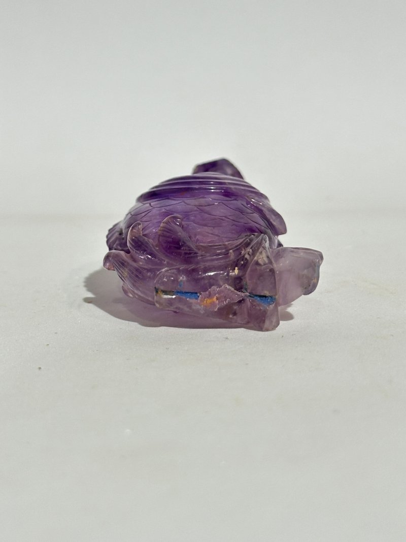 十九/二十世紀 瑪瑙、紫水晶鼻煙壺三件 | A CARNELIAN AND TWO AMETHYST SNUFF BOTTLES - 图17