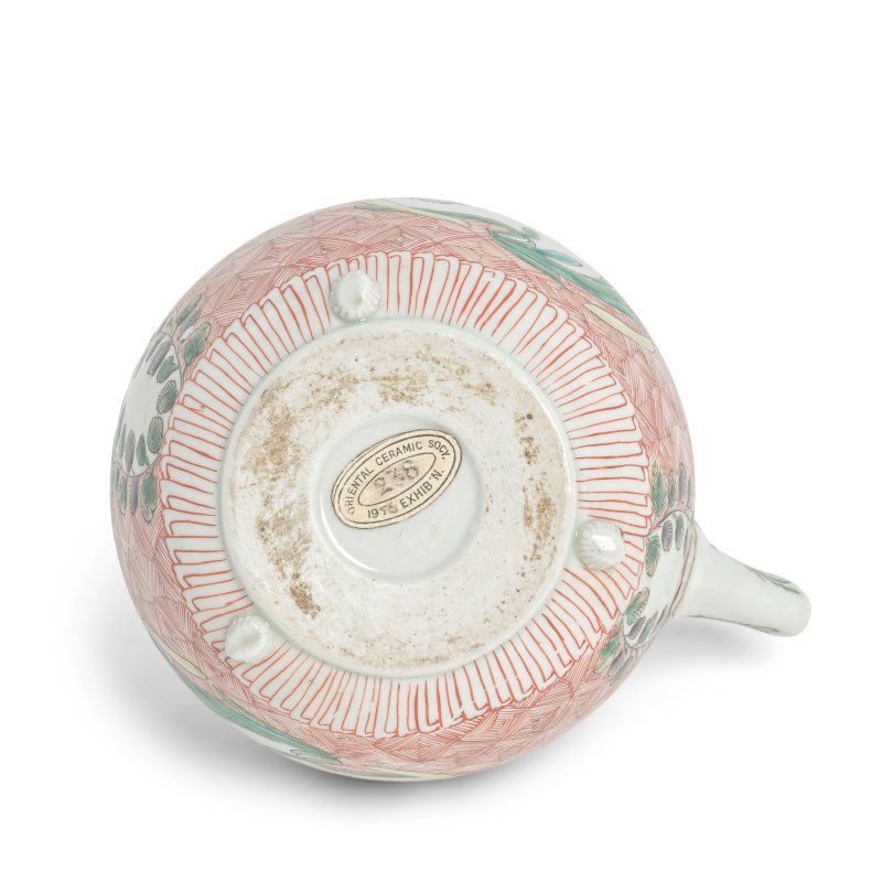 江戶時代 十七世紀晚期 有田燒壺 | AN ARITA EWER AND COVER - 图2