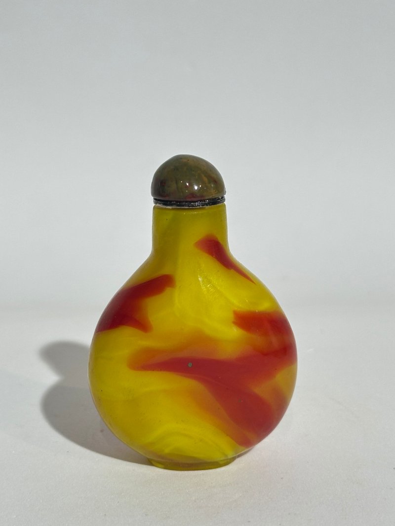 十九世紀 玻璃鼻煙壺五件 | FIVE GLASS SNUFF BOTTLES - 图18