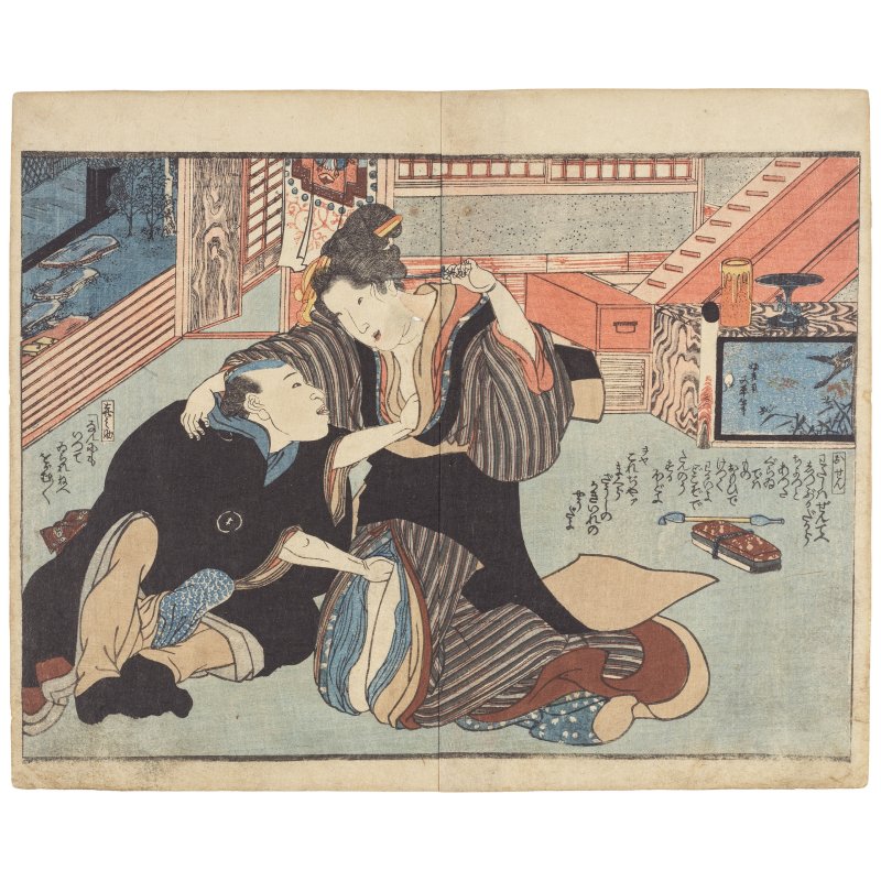 YOSHU CHIKANOBU (1838-1912); UTAGAWA KUNISADA I; ATTRIBUTED TO SUZUKI HARUNOBU (1725-1770); ATTRIBUTED TO KOIKAWA SHOZAN; UTAGAWA KUNIMARO (ACTIVE C.1830-1870); AND OTHERS - 图15