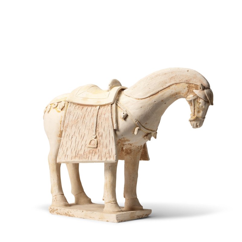 隋 陶馬俑 | A POTTERY FIGURE OF A HORSE