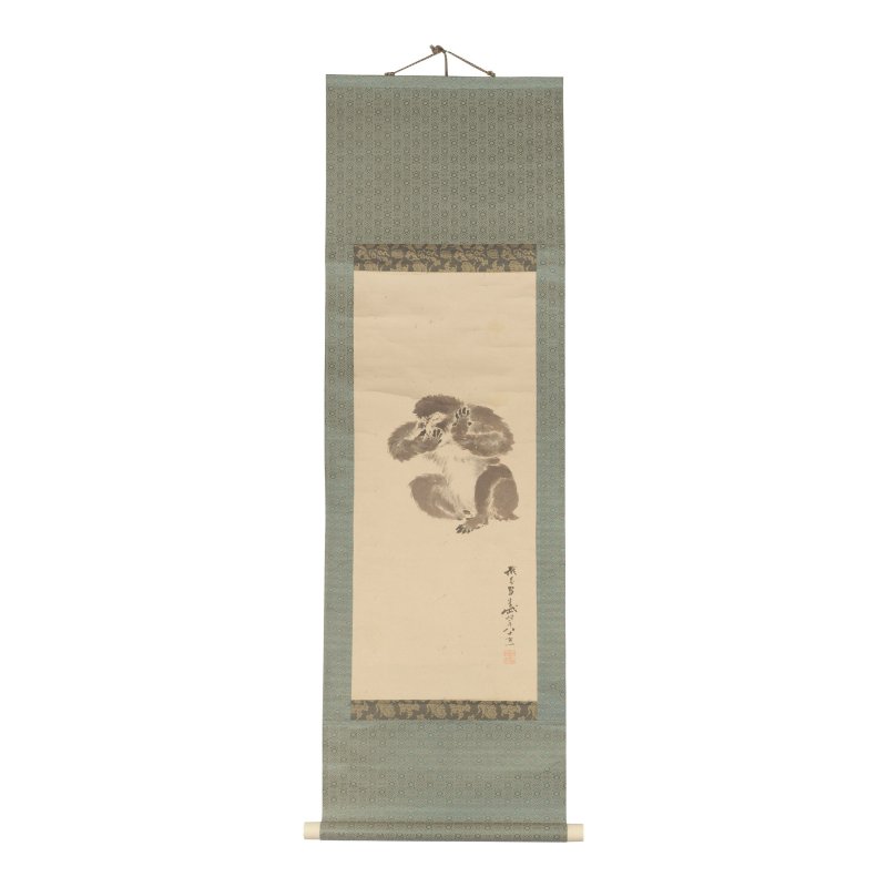 岸岸岱 猿 水墨紙本 立軸 一八六三年 | JIANG JIAPU (LATE 18TH/19TH CENTURY); KISHI GANTAI (1782-1865) - 图3