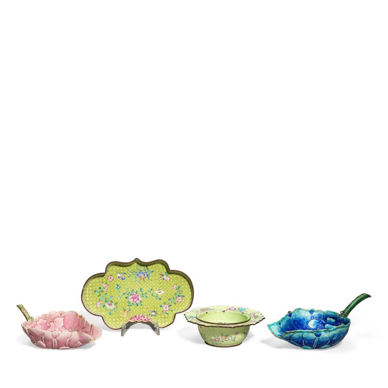 十八/十九世紀 畫琺琅及彩瓷一組 | A COLLECTION OF PAINTED ENAMEL AND ENAMELLED ITEMS - 图3