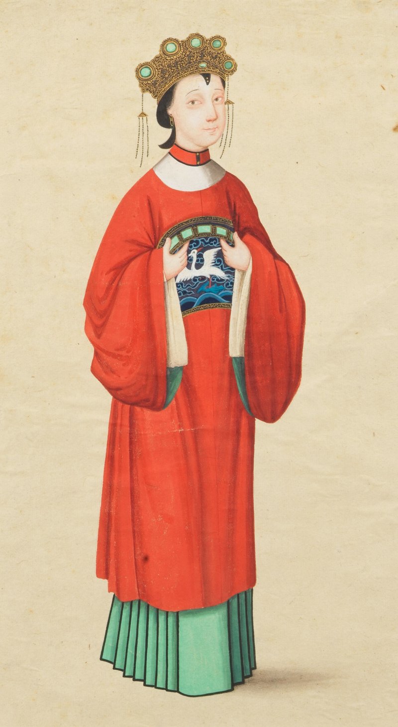康熙及十九世紀 黑漆嵌螺鈿屏、彩漆屏及外銷畫五幅 | A MOTHER-OF-PEARL LACQUER PANEL, A COROMANDEL LACQUER PANEL AND FIVE EXPORT PAINTINGS - 图8
