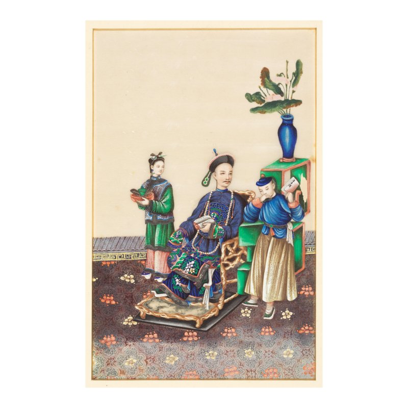 十九世紀 通草畫一組十二件 | CHINESE ARTISTS (19TH CENTURY) - 图13