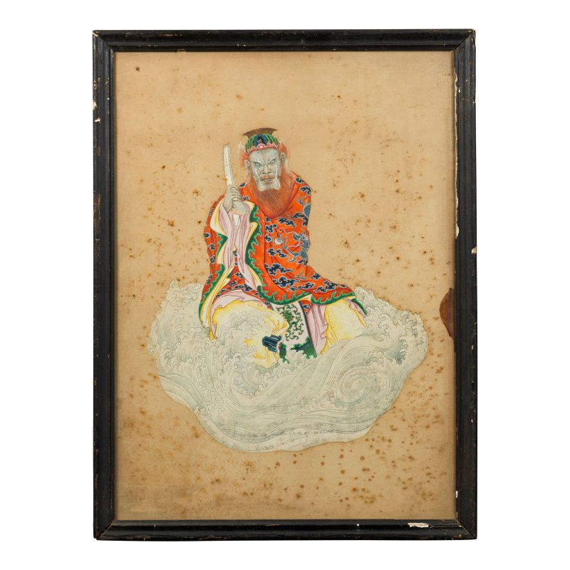 中國畫家 十九世紀 聖賢圖九幅 設色紙本 裝框 | CHINESE ARTIST (19TH CENTURY) - 图7