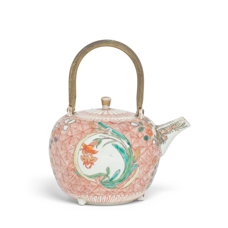 江戶時代 十七世紀晚期 有田燒壺 | AN ARITA EWER AND COVER - 图4