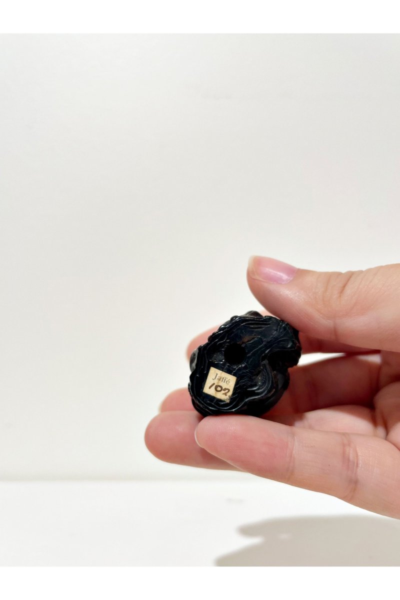 A WOOD NETSUKE OF HANASAKA JIISAN - 图3