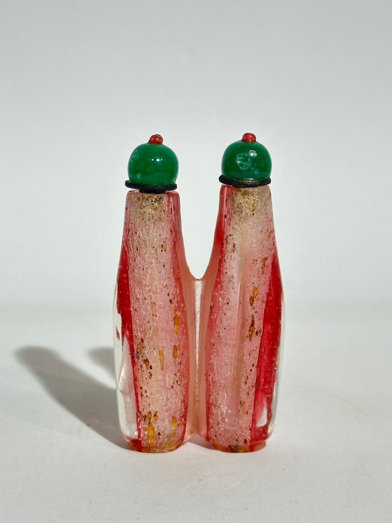 十九世紀 玻璃鼻煙壺五件 | FIVE GLASS SNUFF BOTTLES - 图3