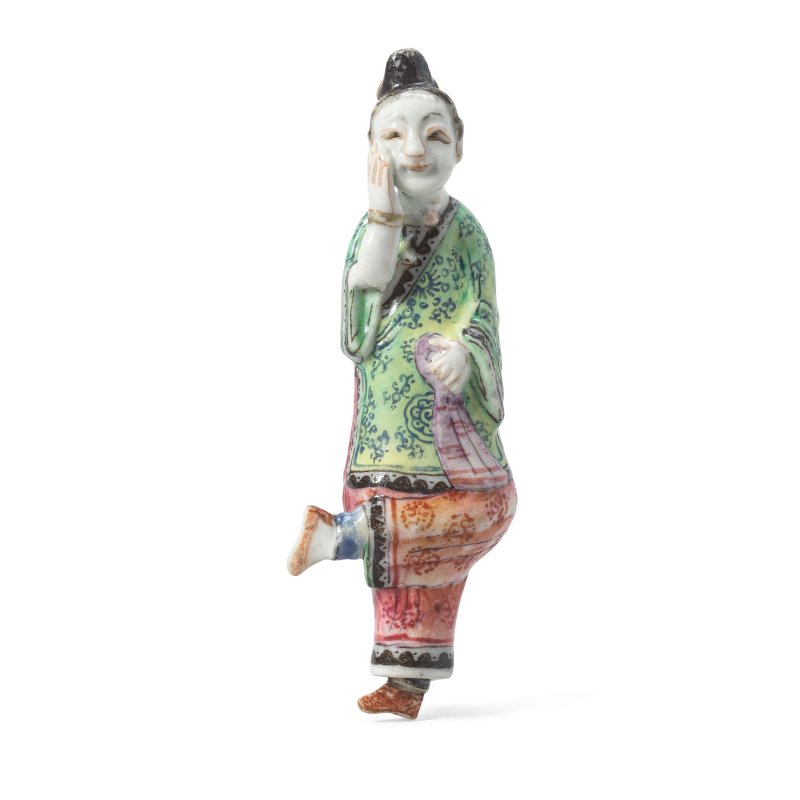 清 一八二零至一八八零年 仕女鼻烟壺 | AN EXTREMELY RARE 'DOCTOR'S MODEL' SNUFF BOTTLE