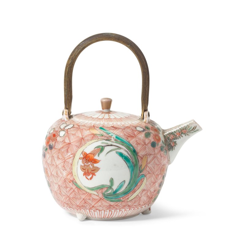 江戶時代 十七世紀晚期 有田燒壺 | AN ARITA EWER AND COVER - 图7