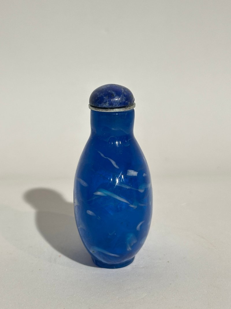 十九世紀 玻璃鼻煙壺五件 | FIVE GLASS SNUFF BOTTLES - 图23