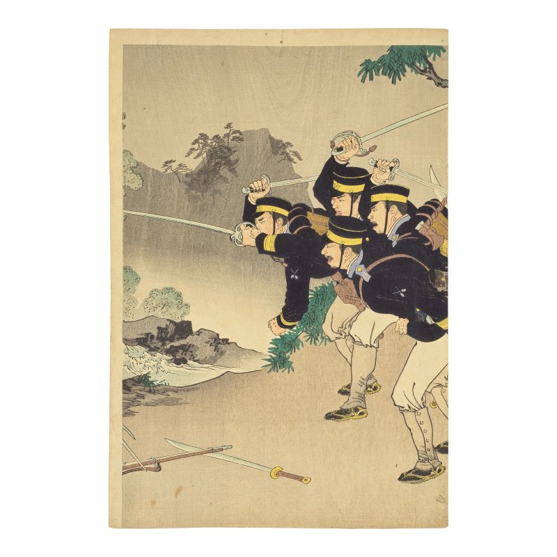 TAGUCHI BEISAKU (1864-1903), ADACHI GINKO (ACT.1870-1890), TOYOHARA CHIKANOBU (1838-1912), NAKAZAWA TOSHIAKI (1864-1921), OZAKI TOSHITANE (ACT.1882-1897), TSUKIOKA YOSHITOSHI (1839-1892), KOBAYASHI KIYOCHIKA (1847-1915), UTAGAWA KUNIMASA V (1874-1944) - 图14