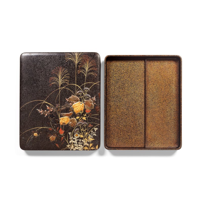 明治時代 漆金硯箱 | A LACQUER SUZURIBAKO (WRITING BOX) - 图2