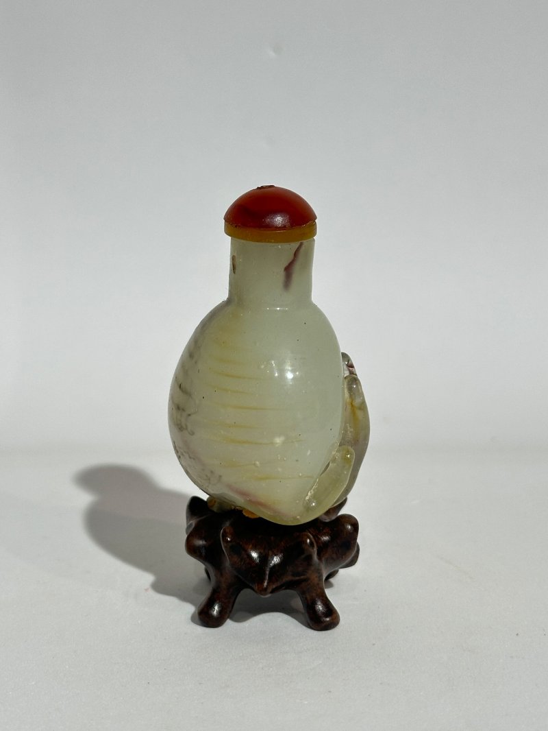十九世紀 玻璃鼻煙壺五件 | FIVE GLASS SNUFF BOTTLES - 图7