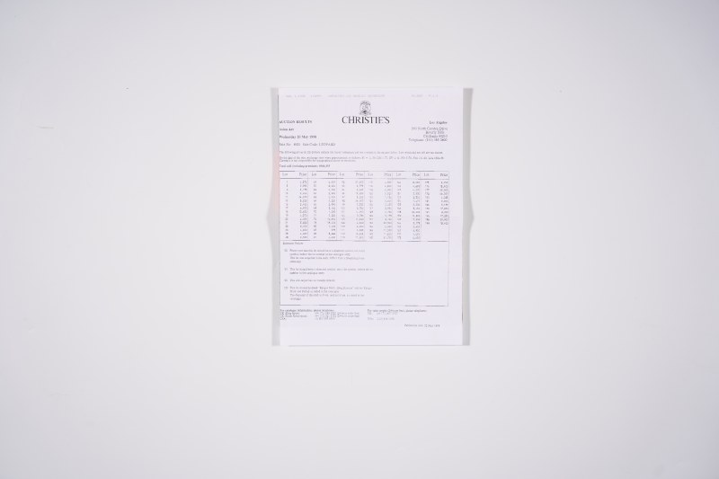 1998年洛杉矶佳士得：《中国明清瓷器 根付 家具 及亚洲艺术品拍卖会》（附成交单） - 图2