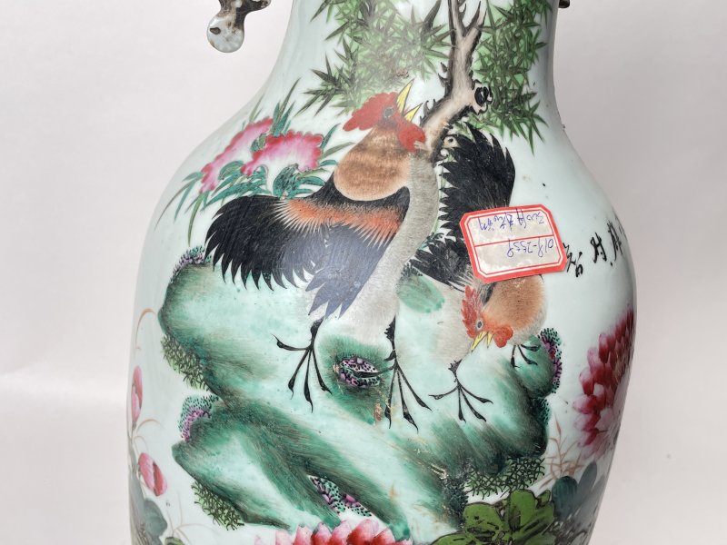 民国 300件粉彩花鸟纹嫁妆瓶 - 图5