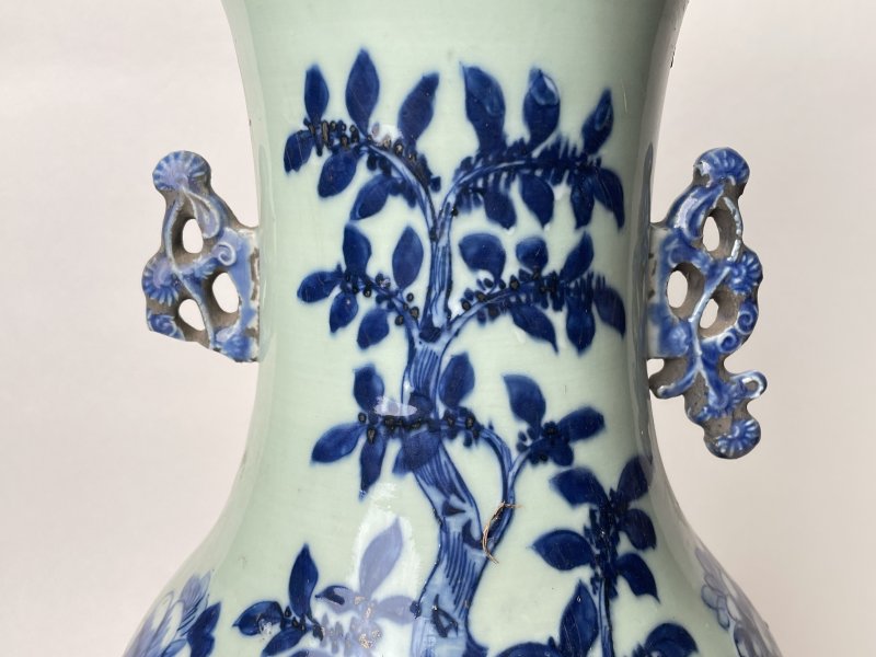 清 300件青花花鸟纹嫁妆瓶 - 图5