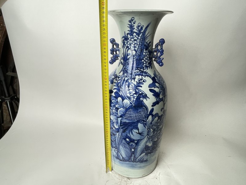 清 300件青花花鸟纹嫁妆瓶 - 图13