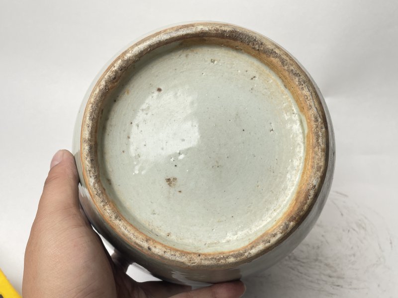 清 青花蝶恋花纹罐 - 图8
