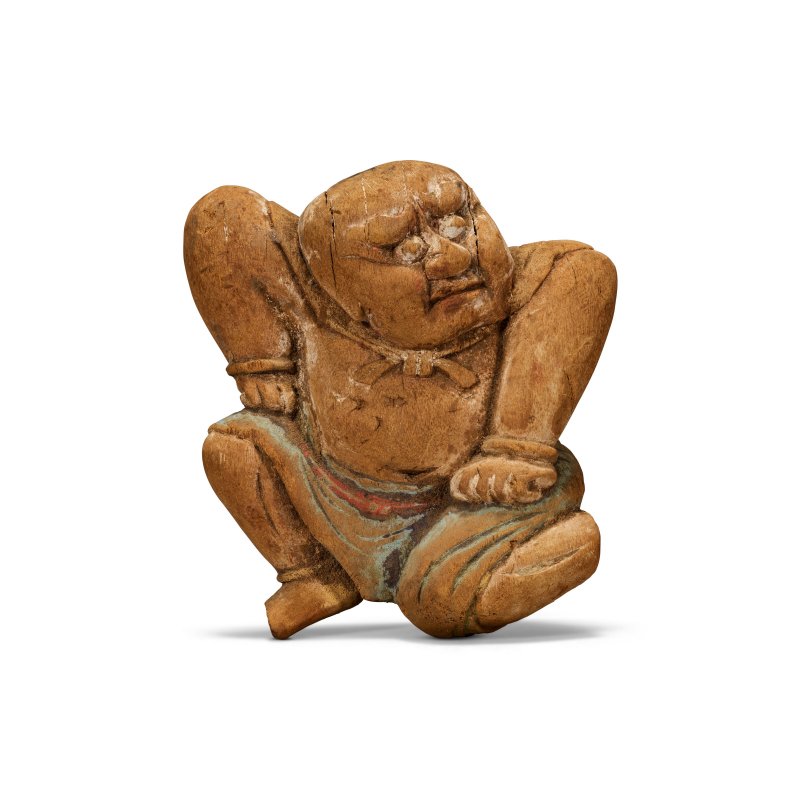 元 木雕彩繪天王像一組六件  YUAN DYNASTY (1279-1368) - 图2