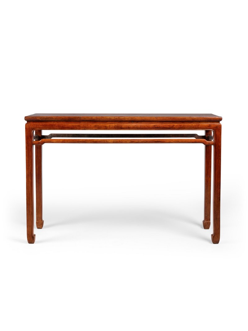 A VERY RARE HUANGHUALI RECTANGULAR SIDE TABLE, ZHUO  CHINA, MING DYNASTY, 17TH CENTURY - 图3