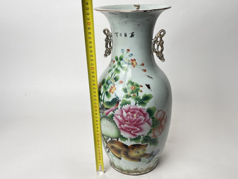 民国 150件粉彩花鸟纹嫁妆瓶 - 图12