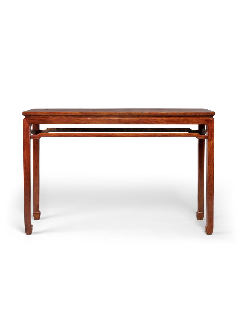 A VERY RARE HUANGHUALI RECTANGULAR SIDE TABLE, ZHUO  CHINA, MING DYNASTY, 17TH CENTURY - 图4