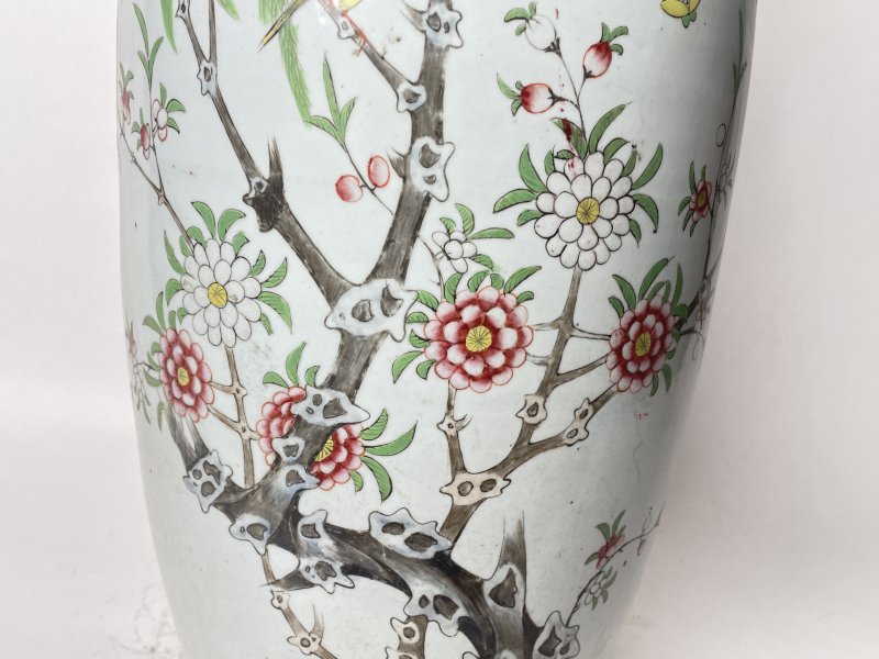 民国 300件粉彩花鸟纹嫁妆瓶 - 图6