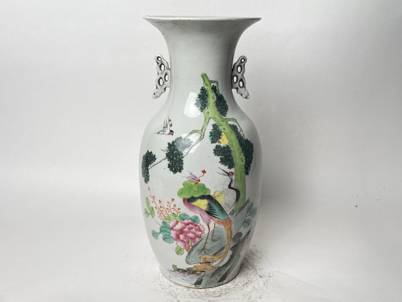 民国 150件粉彩花鸟纹嫁妆瓶 - 图1