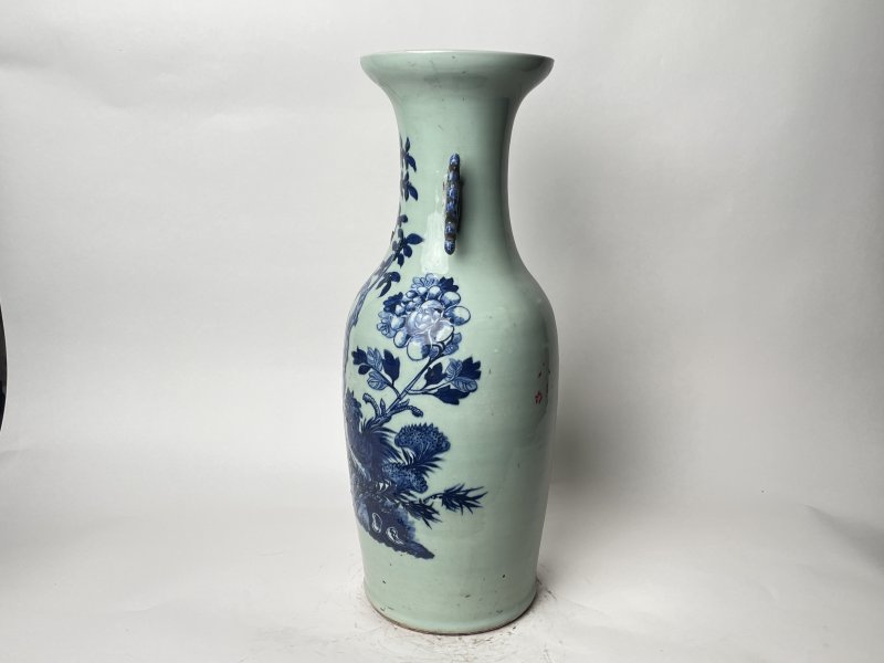 清 300件青花花鸟纹嫁妆瓶 - 图2